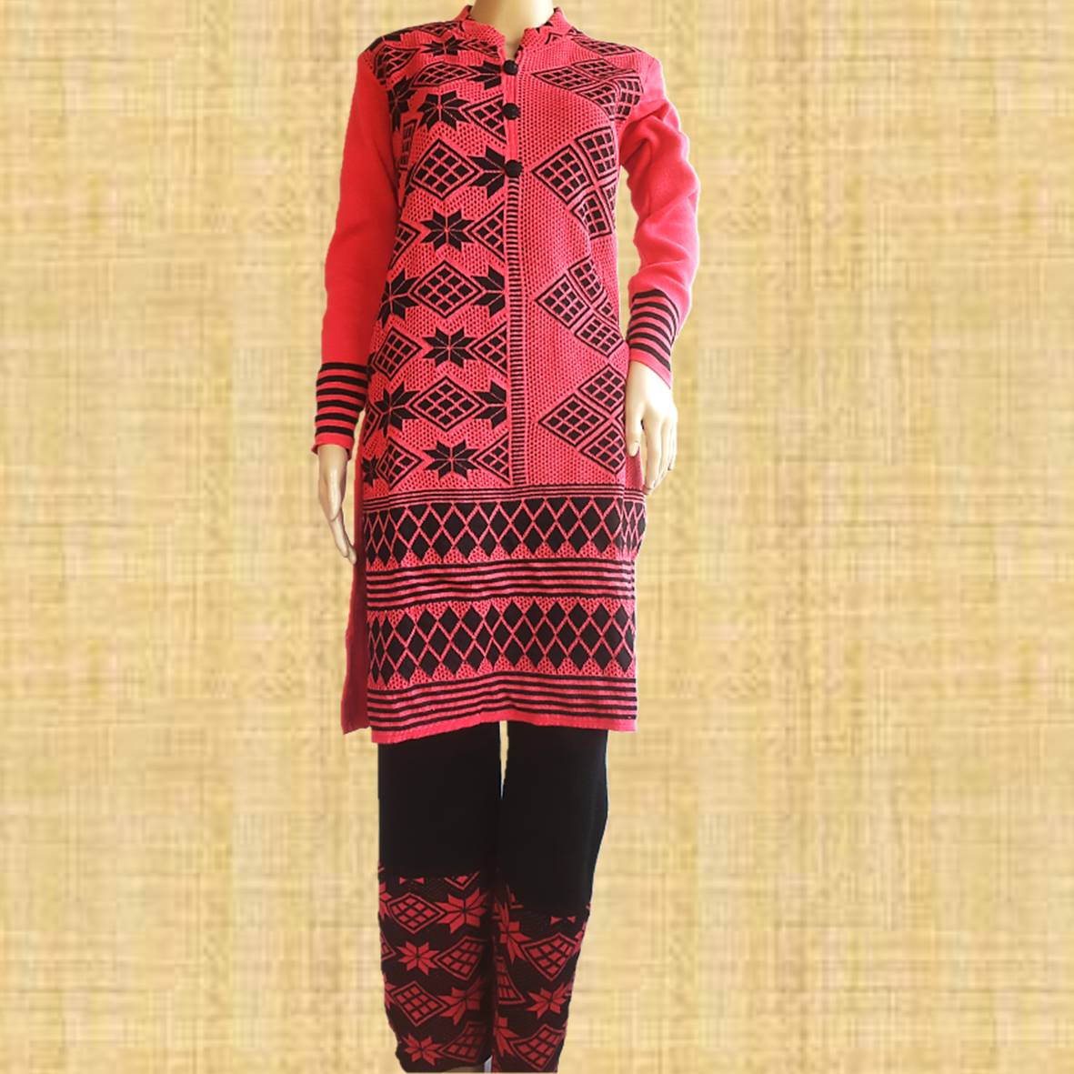 HRD7's Woolen Fabric Kurti & Plazo Set Kurta set